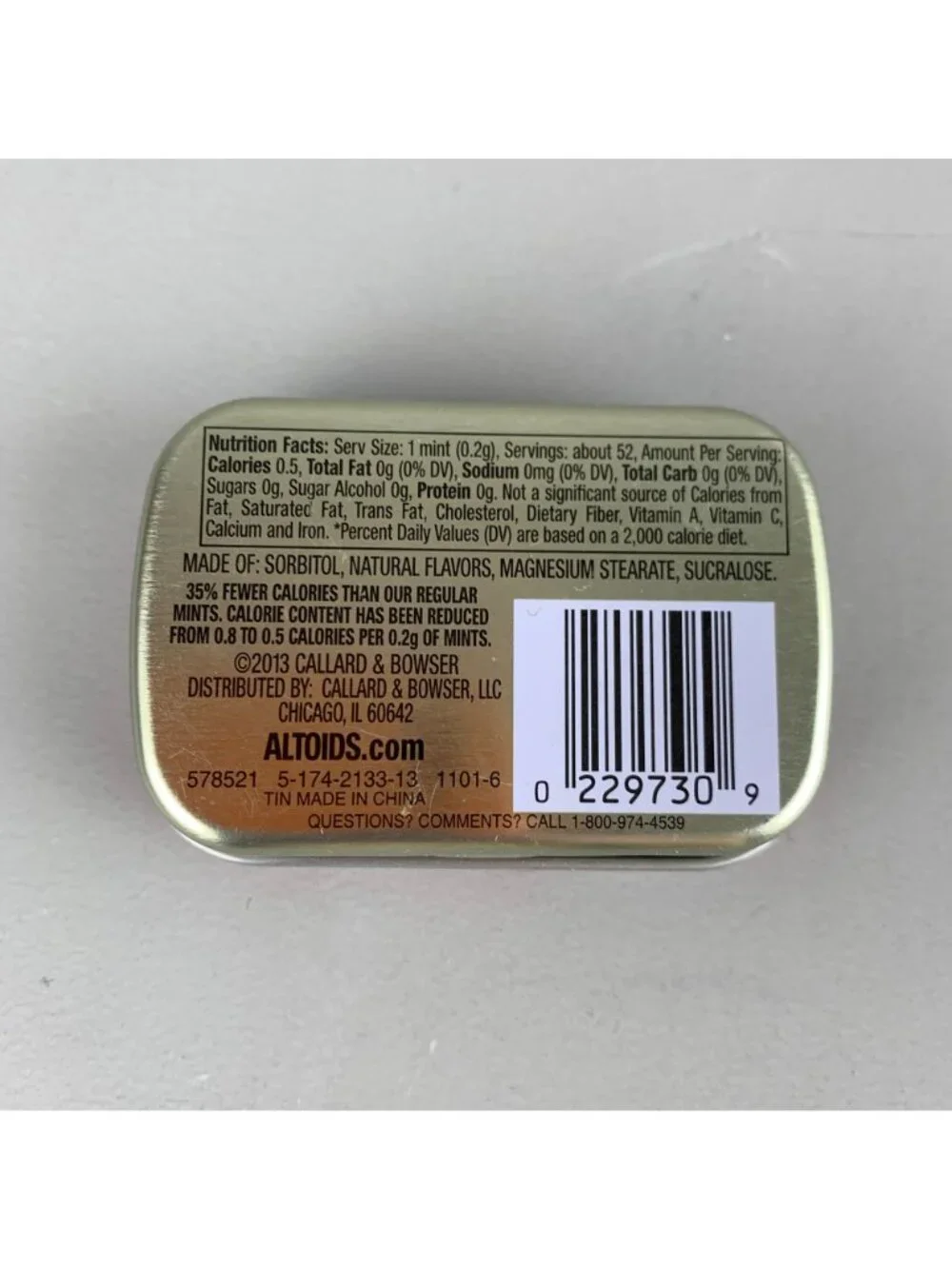 Altoids Smalls Peppermint Tin EMPTY Crafting, EDC, Personal Carry Older Version